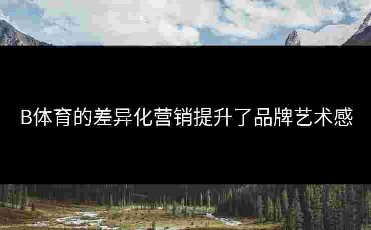B体育的差异化营销提升了品牌艺术感